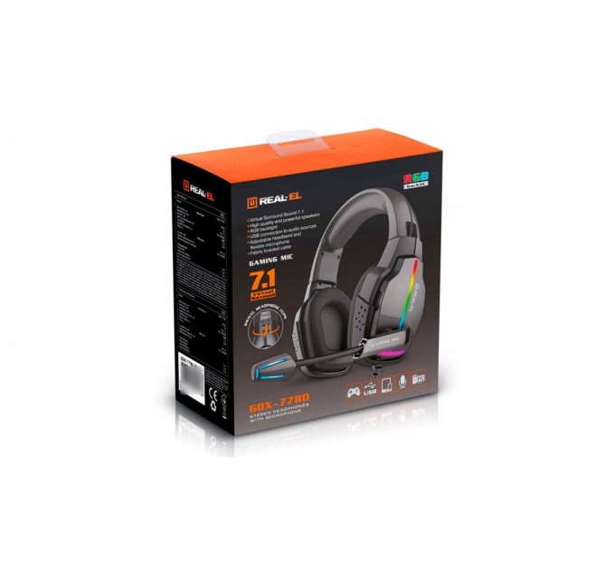 REAL-EL Гарнітура REAL-EL GDX-7780 Black