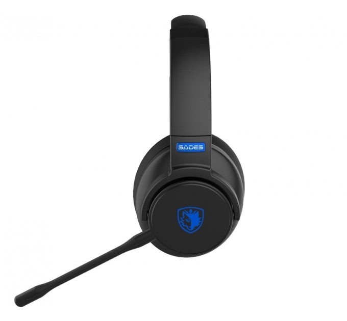 Sades Гарнитура Sades SA-202 Runner Black/Blue (sa202bkb)