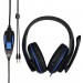 Sades Гарнитура Sades SA-701 Black/Blue (sa701blj)