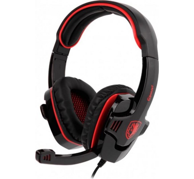Sades Гарнитура Sades SA-708GT Black/Red (sa708brj)