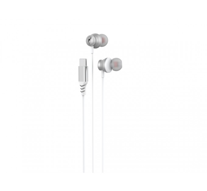 SkyDolphin Гарнитура SkyDolphin SR30 with mic for Type-C DAC White (HF-000486)