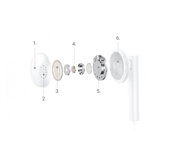WK Гарнитура WK YA01 White (6941027616369)