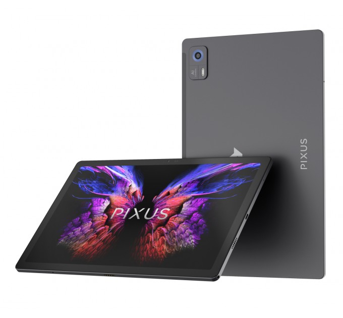 Pixus Планшет Pixus Wing 6/128GB 4G Dual Sim Grafite; 10.36" (2000x1200) IPS / Unisoc T606 / ОЗУ 6 ГБ / 128 ГБ встроенной + microSD до 1 ТБ / камера 13 Мп + 5 Мп / 4G (LTE) / Wi-Fi, Bluetooth / GPS, A-GPS / ОС Android 13.0 / 246.8 x 156.4 x 7.65 мм, 