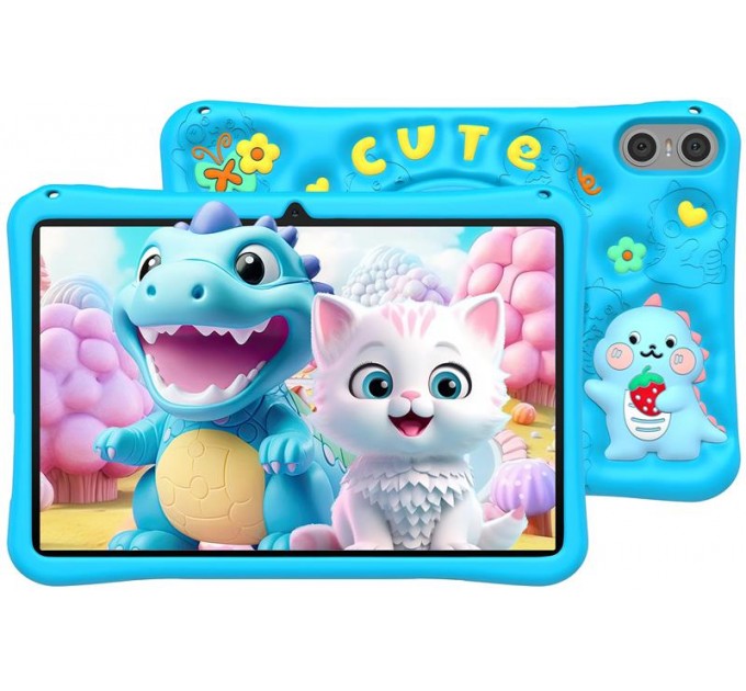 Teclast Планшет Teclast P30T Kids 4/64GB Blue (P5K1/B/TL-112429); 10.1" (1280x800) IPS / Allwinner A523 / ОЗУ 4 ГБ / 64 ГБ встроенной + microSD до 1 ТБ / камера 5 Мп + 2 Мп / Wi-Fi, Bluetooth / ОС Android 14.0 / 242 х 161 х 7.8 мм, 500 г / 6000 мАч /