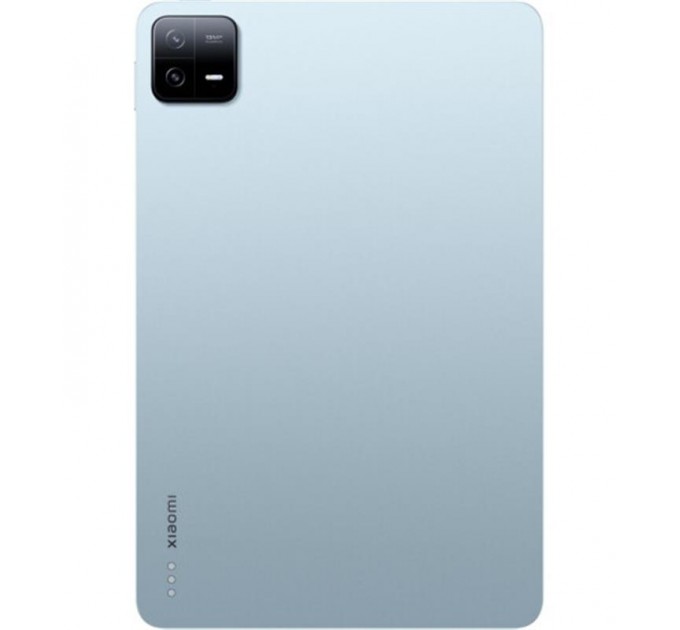 Xiaomi_ Планшет Xiaomi Pad 6 6/128GB Blue EU_; 11" (2880x1800) IPS / Qualcomm Snapdragon 870 / ОЗУ 6 ГБ / 128 ГБ встроенная / камера 13 Мп + 8 Мп / Wi-Fi, Bluetooth / ОС Android 13.0 / 254 x 165.2 x 6.5 мм, 490 г / 8840 мАч / голубой