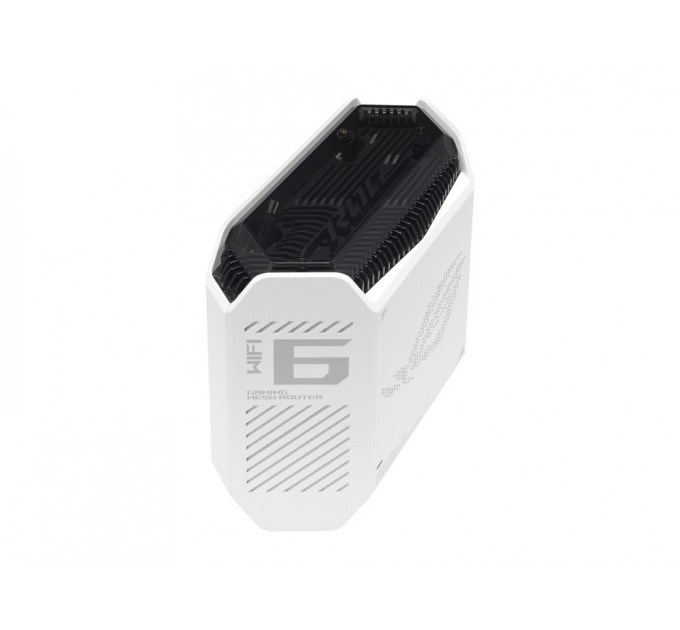 ASUS Wi-Fi Mesh система Asus ROG Rapture GT6 1pk White (90IG07F0-MU9A30) (WiFi6, AX10000, Broadcom, 1x2.5GE WAN, 3xGE LAN, 1xUSB 3.2, AiMesh, антенны: 9)