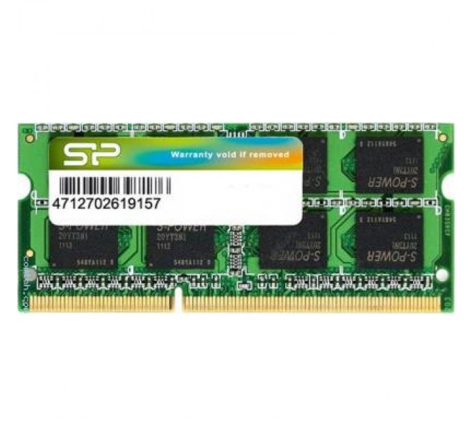 Модуль пам'яті для ноутбука SoDIMM DDR3 4GB 1600 MHz Silicon Power (SP004GBSTU160N02)