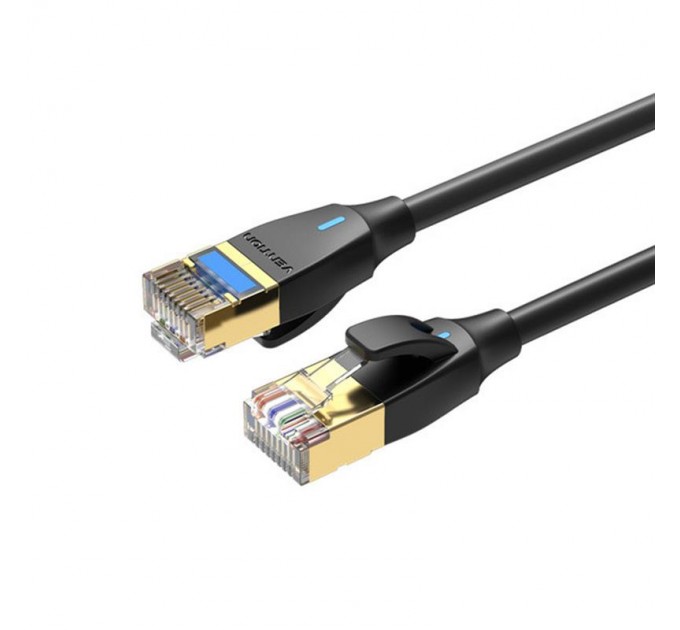 Vention Патч-корд Vention CAT 8 SFTP Ethernet Slim Type, 3 m, Black (IKIBI)