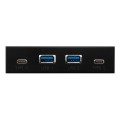 Frime USB-хаб Frime USB 3.1 2 x type A & 2 x type C VL820 Black (ECF-FP2xTA&2xTC.32)