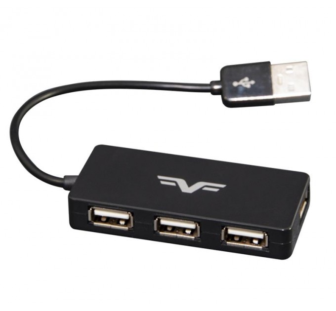 Frime Концентратор USB 2.0 Frime 4хUSB2.0 Black (FH-20030)