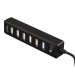 Frime Концентратор USB 2.0 Frime 7хUSB2.0 Black (FH-20040)