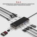 Promate Концентратор USB Promate PrimeHub USB-C Grey (primehub-go.grey)