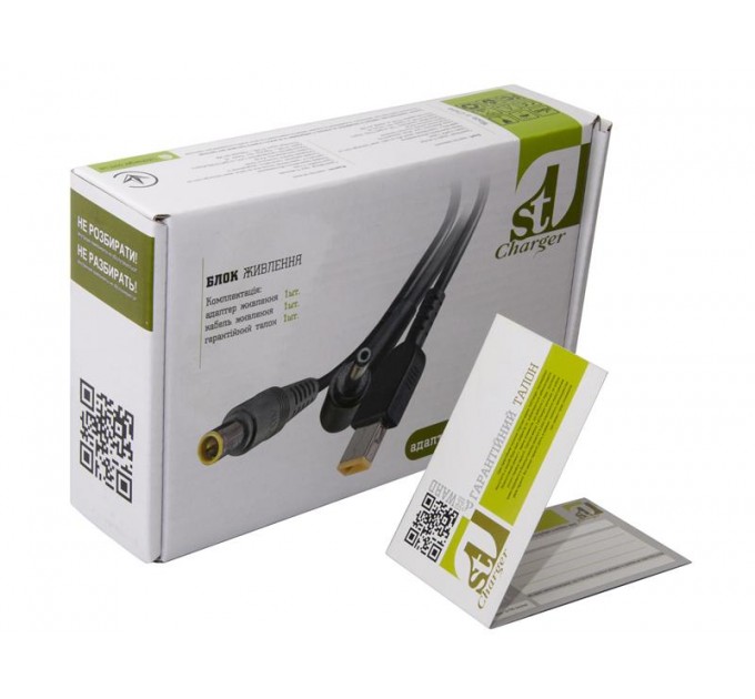 1StCharger Блок живлення 1StCharger для ноутбука Asus 19V 40W 2.1A 4.8х1.7мм + каб.живл. (AC1STAS40WD3)