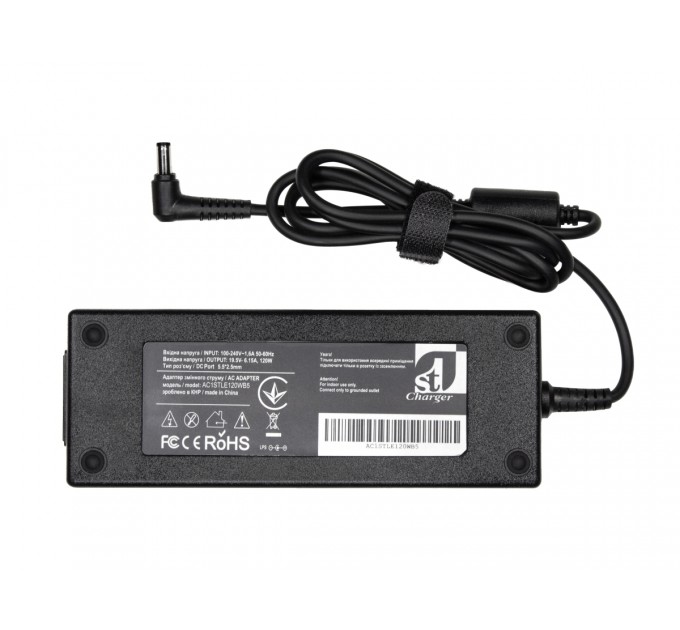 1StCharger Блок питания 1StCharger для ноутбука Lenovo 19.5V 120W 6.15A 5.5х2.5мм (AC1STLE120WB5)