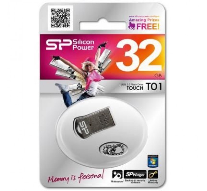 Silicon Power USB флеш накопичувач Silicon Power 32GB Touch T01 USB 2.0 (SP032GBUF2T01V1K)