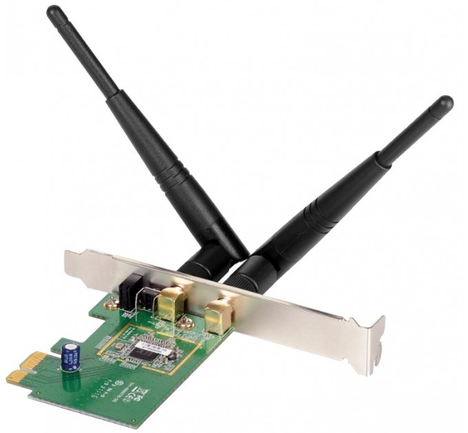 Edimax Беспроводной адаптер Edimax EW-7612PIN v2 (N300, +крепление low profile, 2 антенны по 3 дБи)