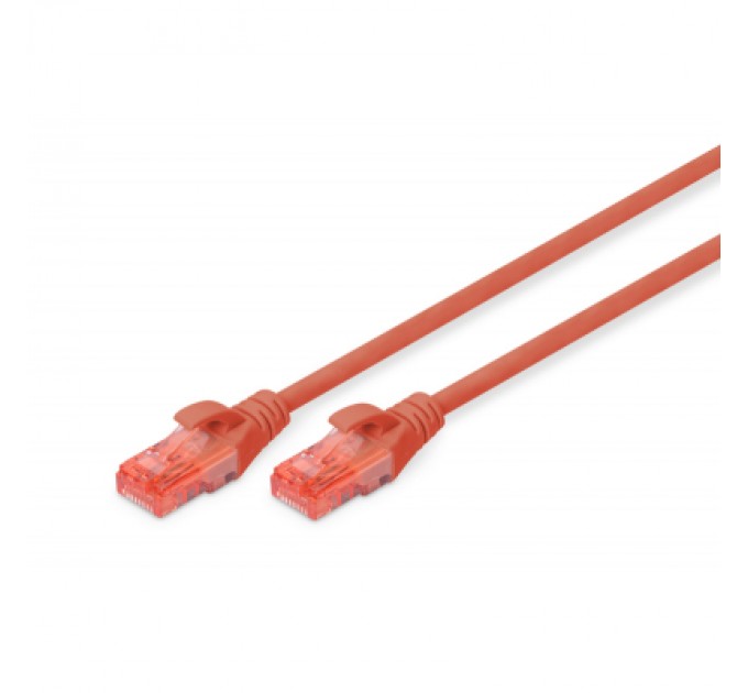 Digitus Патч-корд 3м, CAT 6 UTP, AWG 26/7, Cu, LSZH, red Digitus (DK-1617-030/R)