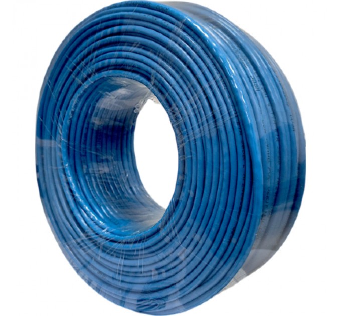 GEAR Кабель мережевий GEAR FTP 100м, cat.5e, CU, 4*2*0,51, PVC, indoor, blue (GEC-FTPCU051100)