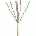 GEAR Кабель мережевий GEAR UTP 305м, cat.6, CU, 4*2*0,54, PVC, indoor, grey (GEC-UTPC6CU054305)