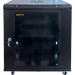 GEAR Шафа настінна GEAR 12U 19'' 600x600x600 мм, + полка 19", black (GWMSN-12U-600-600)