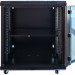 GEAR Шафа настінна GEAR 12U 19'' 600x600x600 мм, + полка 19", black (GWMSN-12U-600-600)