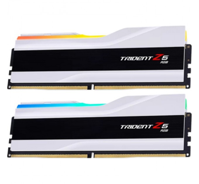 G.Skill Модуль пам'яті для комп'ютера DDR5 64GB (2x32GB) 6000 MHz Trident Z5 RGB White G.Skill (F5-6000J3636F32GX2-TZ5RW)