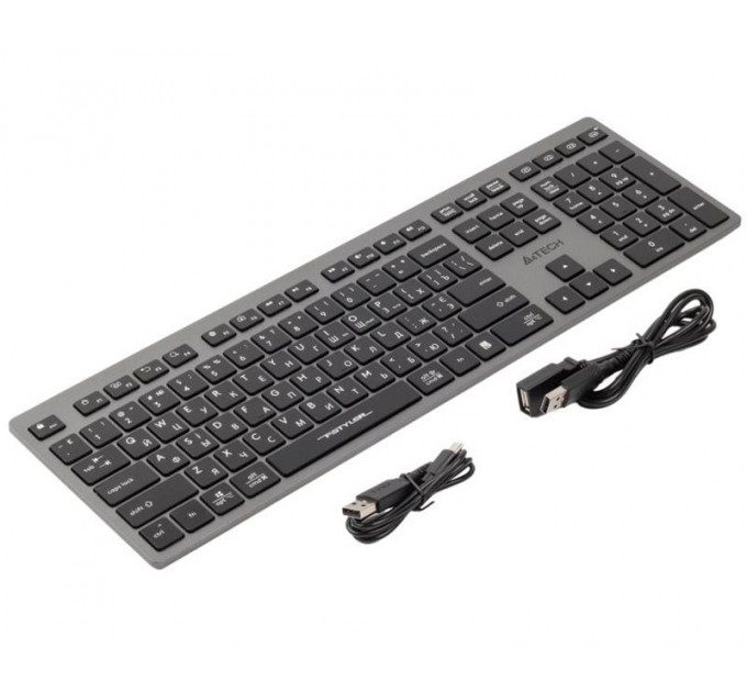 A4Tech Клавиатура беспроводная A4Tech FBX50C Grey