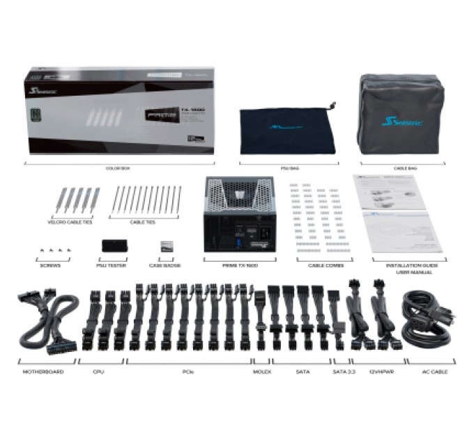 Seasonic Блок живлення Seasonic 1600W PRIME TX-1600 (SSR-1600TR2)