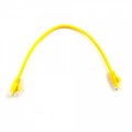 Ritar Патч-корд 0.3м, RJ-45, Cat.5e, CU, мідь, жовтий Ritar (PCR-CU/0.3Yw / 04268)
