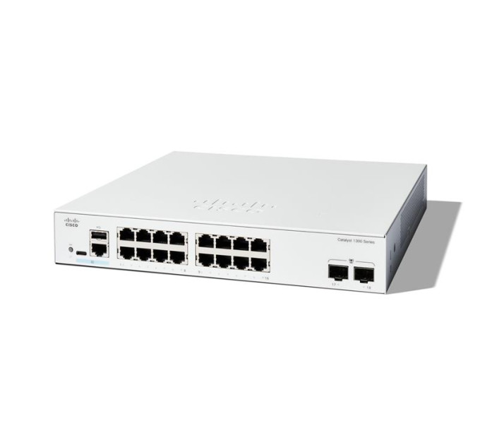 Cisco Комутатор мережевий Cisco C1300-16P-2G