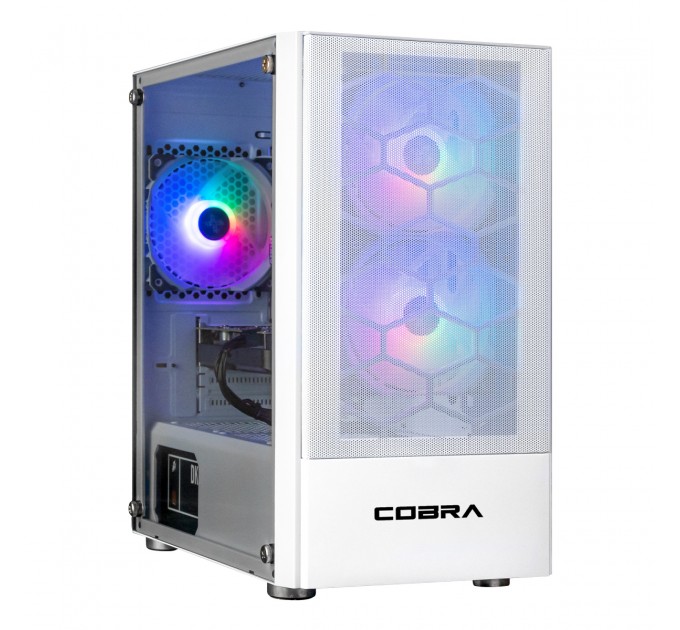 COBRA Персональный компьютер COBRA Advanced (A36.32.S5.46.18948); AMD Ryzen 5 3600 (3.6 - 4.2 ГГц) / ОЗУ 32 ГБ / SSD 500 ГБ / NVIDIA GeForce RTX 4060 8 ГБ / без ОП / LAN / Ubuntu / белый