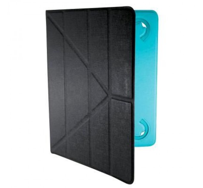 Pro-case Чохол до планшета Pro-case 7-8" Pro-case three folders 7-8" black+blue (Pro-case 7-8" three folde)