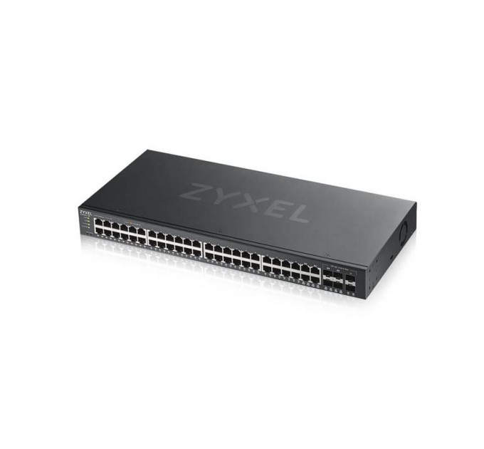 Коммутатор ZYXEL GS1920-48V2 (GS1920-48V2-EU0101F) (44xGE, 4xGE/SFP, 2хSFP, Smart, NebulaFlex)
