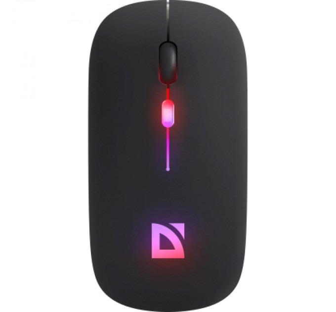 Defender Мишка Defender Touch MM-997 Silent Wireless RGB Black (52997)