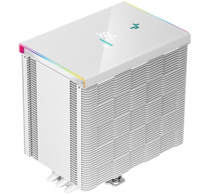 Deepcool Кулер процессорный DeepCool AK500 Digital WH (R-AK500-WHADMN-G), Intel: LGA2066/2011-v3/2011/1700/1200/1151/1150/1155, AMD: AM5/AM4, 127х117х160 мм, 4-pin