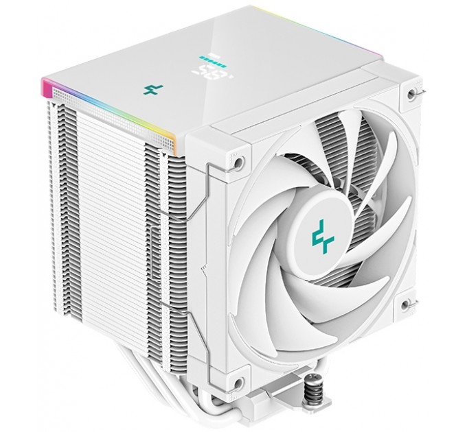 Deepcool Кулер процессорный DeepCool AK500 Digital WH (R-AK500-WHADMN-G), Intel: LGA2066/2011-v3/2011/1700/1200/1151/1150/1155, AMD: AM5/AM4, 127х117х160 мм, 4-pin