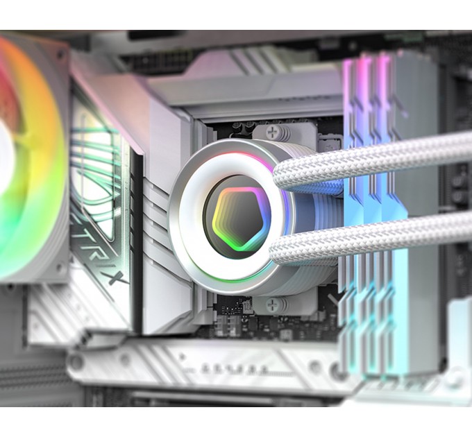 ID-Cooling Система водяного охолодження ID-Cooling FX240 INF White