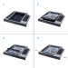 Grand-X Адаптер подключения Grand-X HDD 2.5" в отсек привода ноутбука SATA/SATA3 12.7мм (HDC-25)