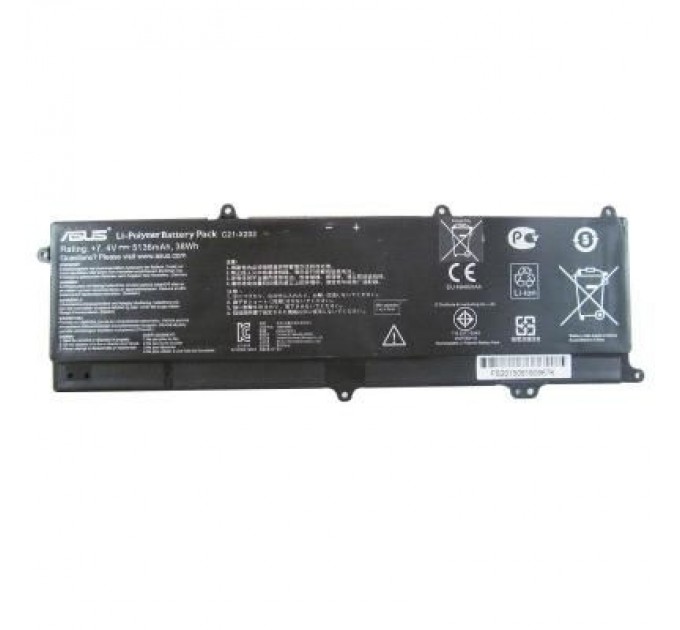 ASUS Акумулятор до ноутбука ASUS C21-X202 5136mAh (38Wh) 4cell 7.4V Li-ion (A41886)