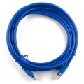 Ritar Патч-корд 10м, RJ-45, Cat.5e, CU, мідь, синій Ritar (PCR-CU/10Be / 09800)