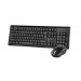 A4Tech Комплект (клавиатура, мышь) беспроводной A4Tech 4200N (GR-92+G3-200N) Black