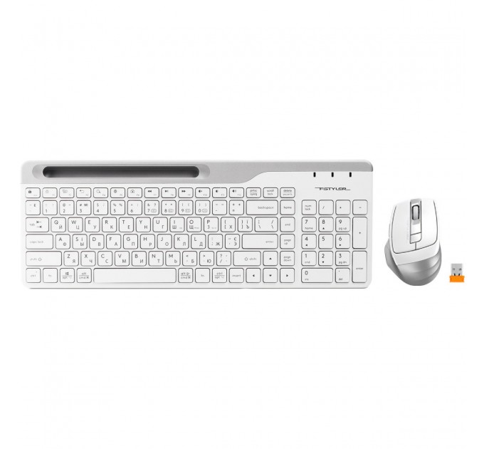 A4Tech Комплект (клавиатура, мышь) беспроводной A4Tech FB2535C Icy White