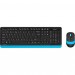 A4Tech Комплект (клавиатура, мышь) беспроводной A4Tech FG1010 Black/Blue