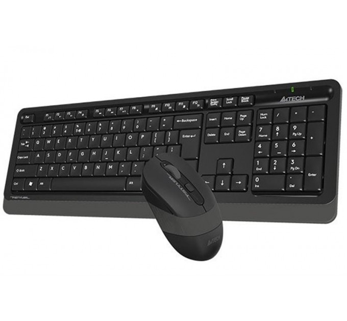 A4Tech Комплект (клавиатура, мышь) беспроводной A4Tech FG1010 Black/Grey