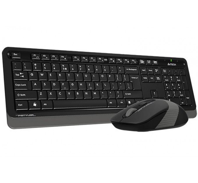 A4Tech Комплект (клавиатура, мышь) беспроводной A4Tech FG1010 Black/Grey
