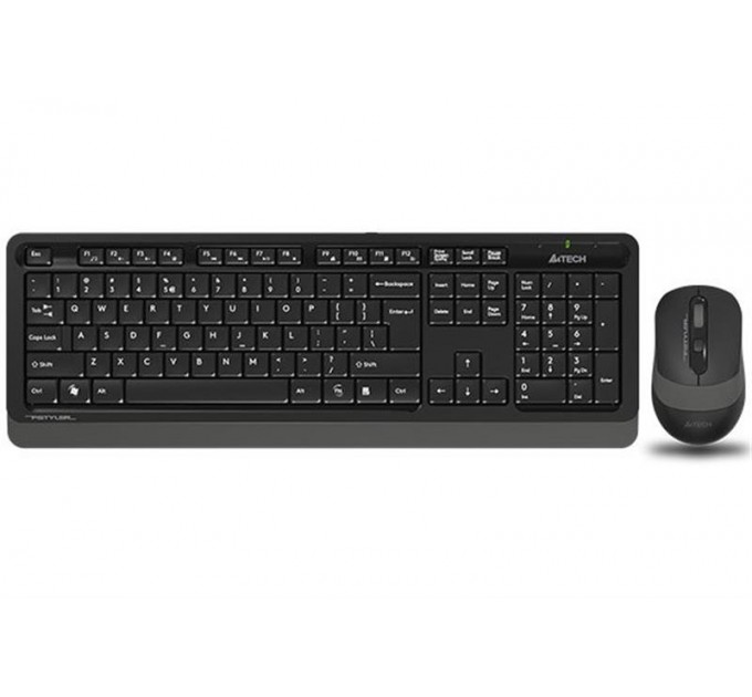A4Tech Комплект (клавиатура, мышь) беспроводной A4Tech FG1010S Black/Grey