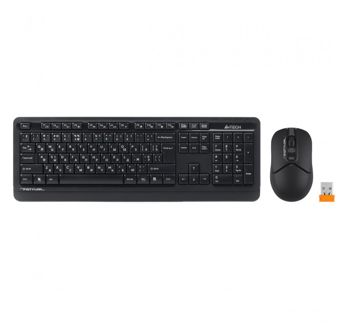 A4Tech Комплект (клавіатура, миша) бездротовий A4Tech FG1012 Black