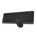 A4Tech Комплект (клавіатура, миша) бездротовий A4Tech FG1012 Black