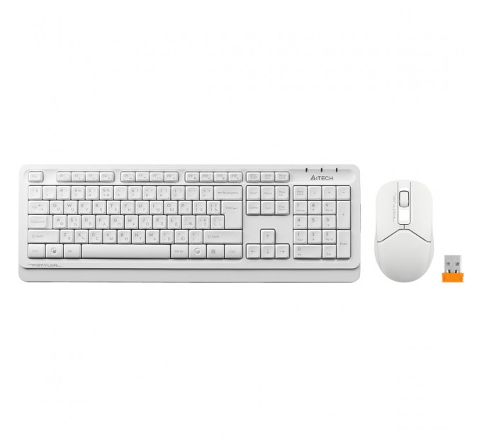 A4Tech Комплект (клавиатура, мышь) беспроводной A4Tech FG1012 White