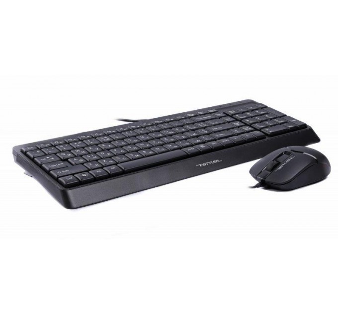 A4Tech Комплект (клавіатура, миша) A4Tech F1512 Black